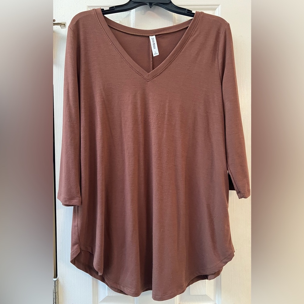 Zenana Brown Tunic